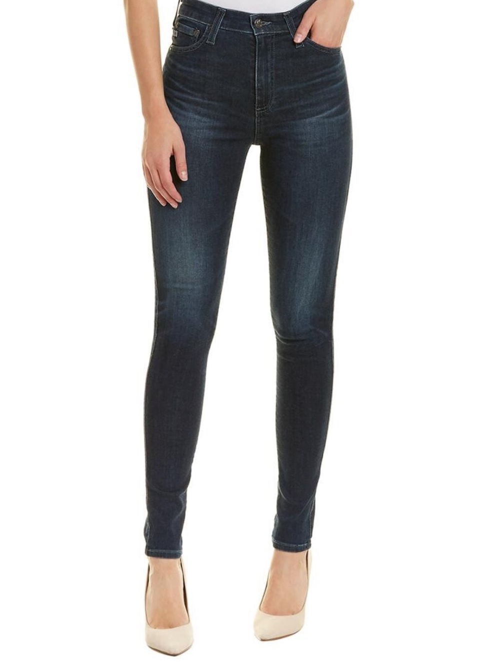 Ag Adriano Goldschmied Skinny Jeans in Deep Indigo Wash